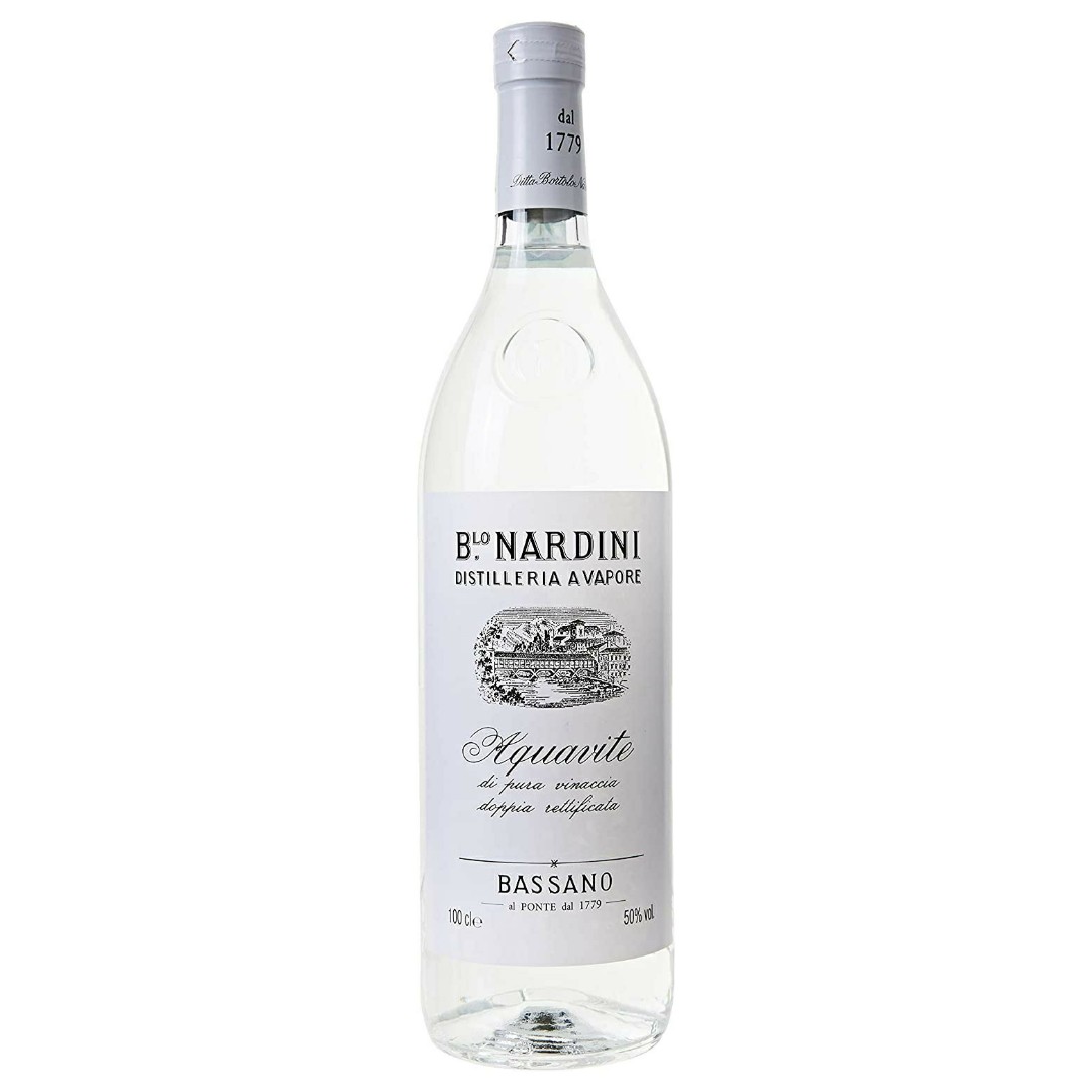 Nardini Grappa Blanche 
Aquavite Di Bassano