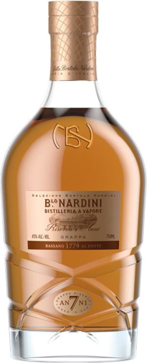 Nardini Grappa 
Bortolo Selection Riserva 7 ans