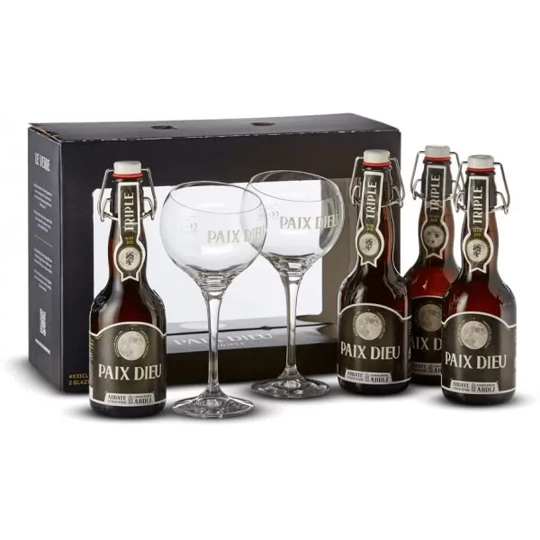 Paix Dieu Coffret VC
4 bouteilles + 2 verres