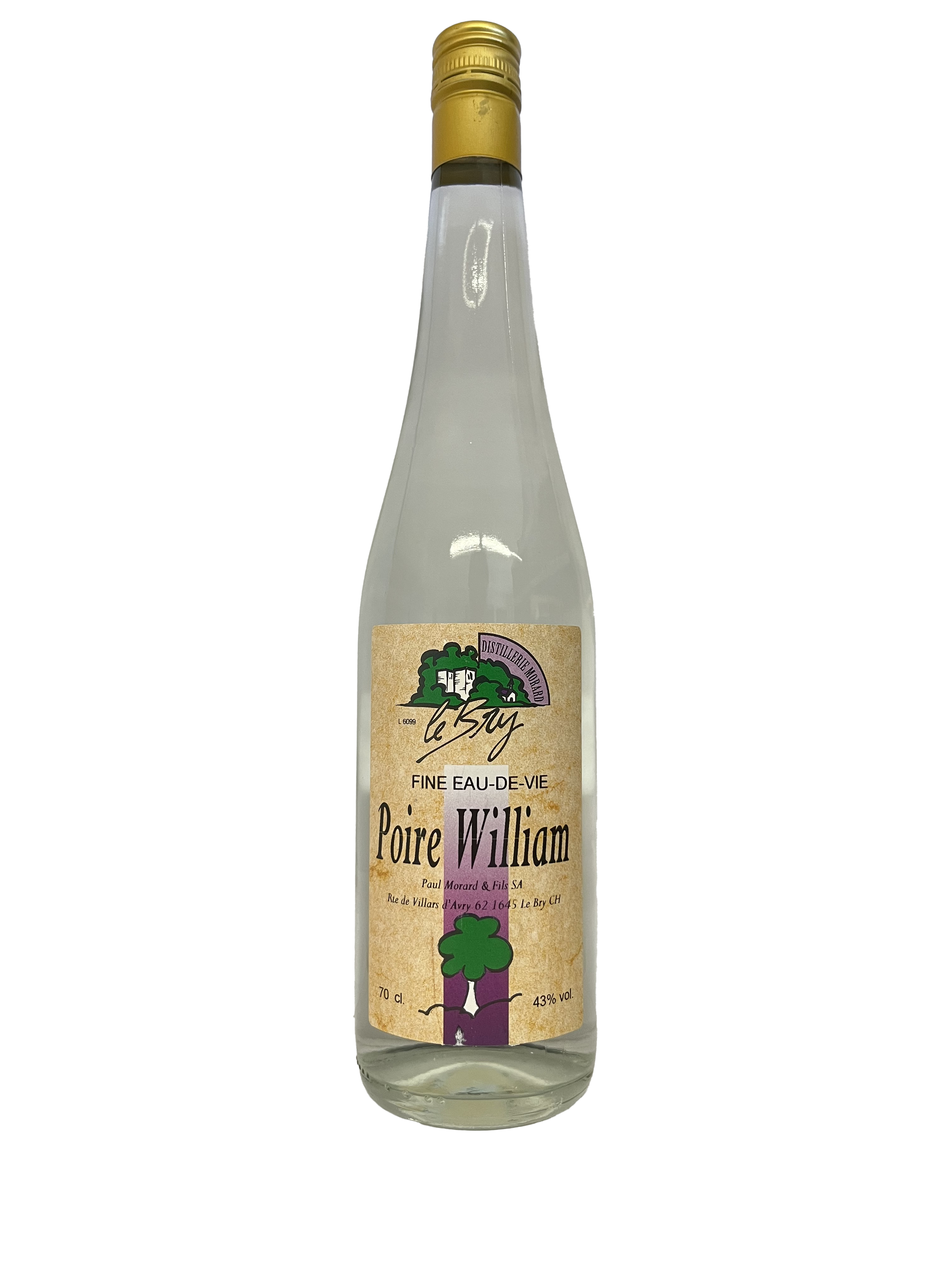 Morard Poire William
Eau-de-vie Le Bry