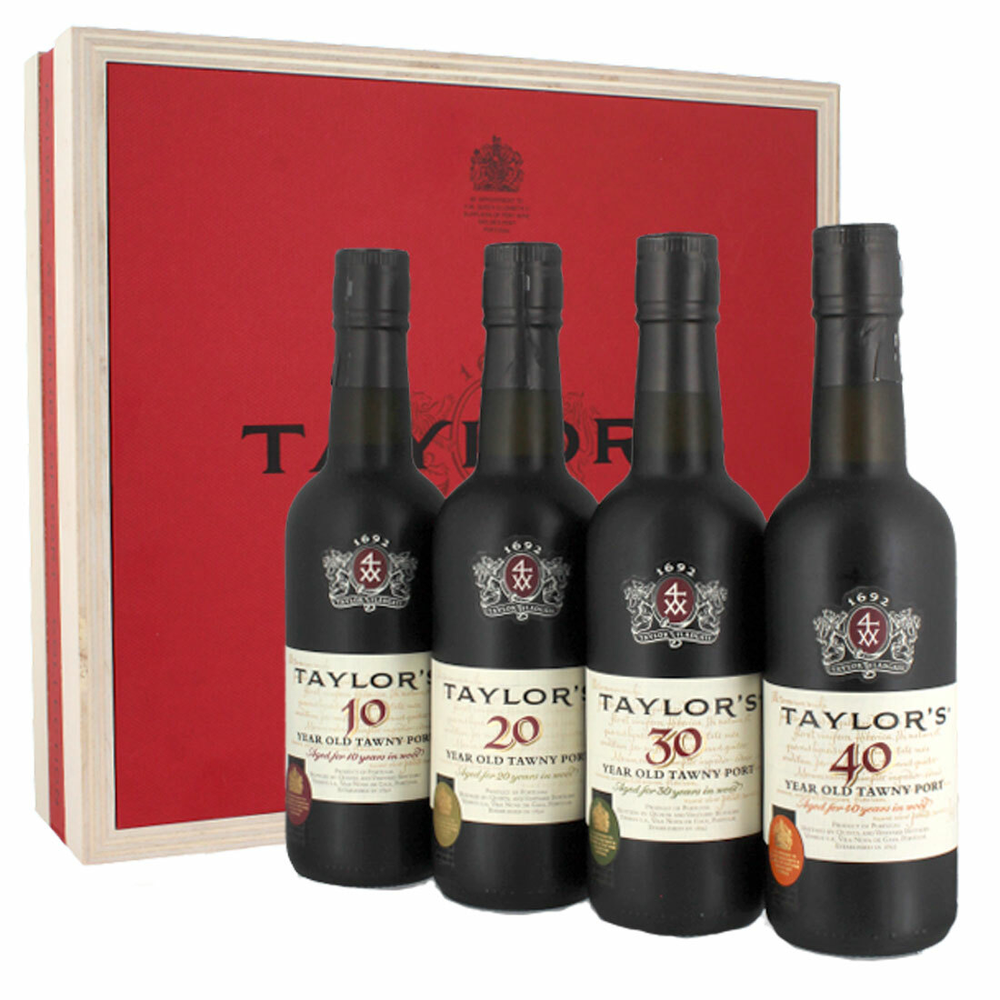 Porto Taylor's ''A century of Port'' 10/20/30/40 ans
Coffret 4 x 37.5 cl