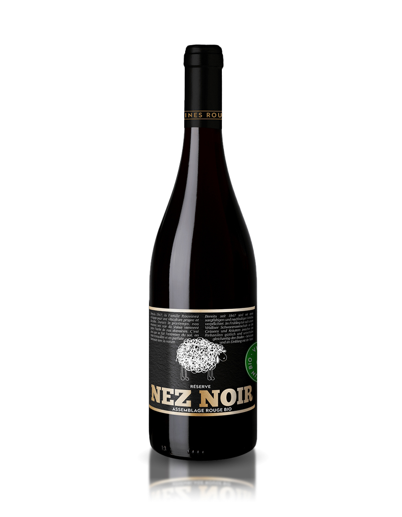 Nez Noir " Réserve " assemblage rouge bio barrique
Domaine Rouvinez AOC