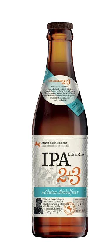 Riegele IPA Liberis 2+3 sans alcool 8-Pack VP **
