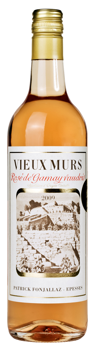 Rosé de gamay vaudois vieux murs
Patrick Fonjallaz
