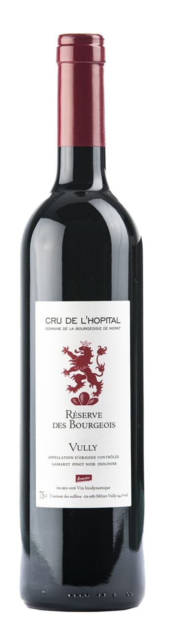 Réserve des Bourgeois assemblage rouge
Cru de l'Hôpital Vully AOC