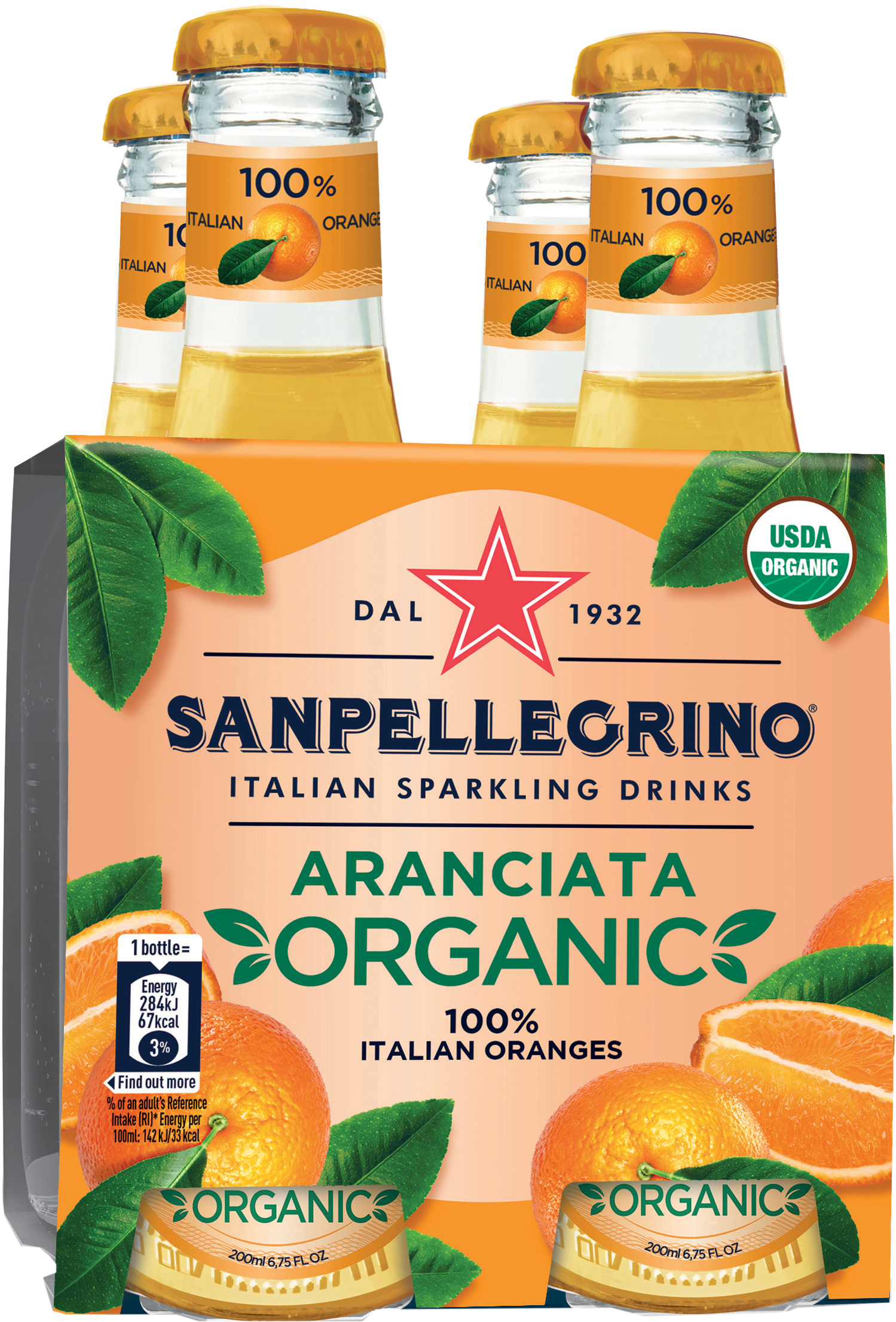 Sanpellegrino aranciata bio VP
6 x 4-pack