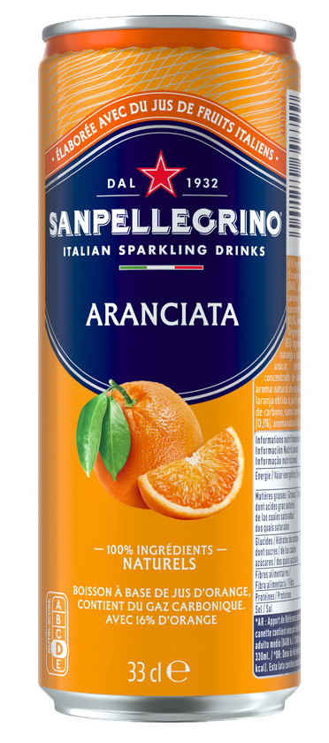 Sanpellegrino aranciata
Boîte 4 x 6-pack