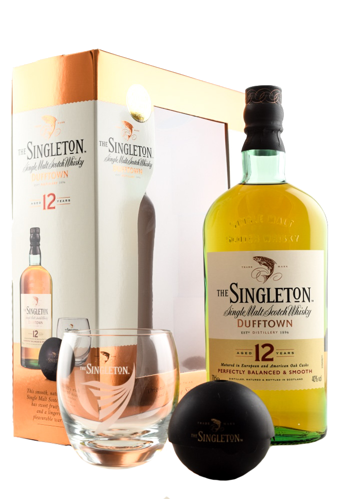 /Singleton Whisky 12 ans
Coffret avec ice ball et 1 verre