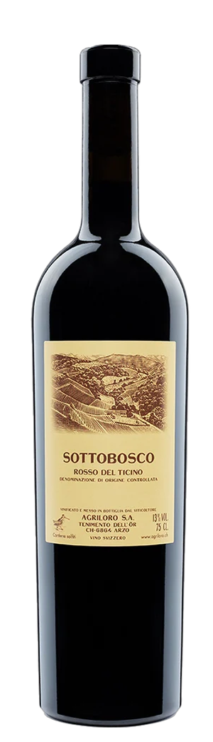 Sottobosco assemblage rouge Agriloro Arzo Tessin AOC
