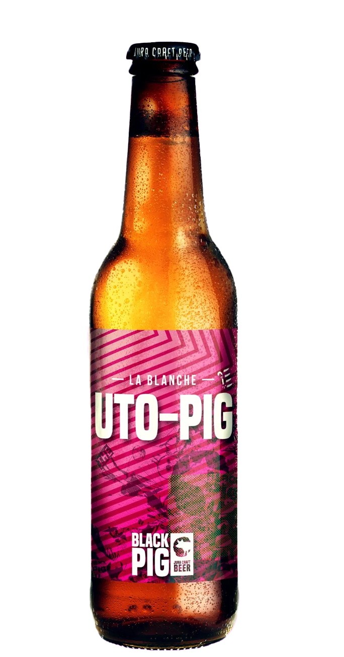 Uto-pig la Blanche Hoppy wheat beer VP   **Brasserie Blackpig