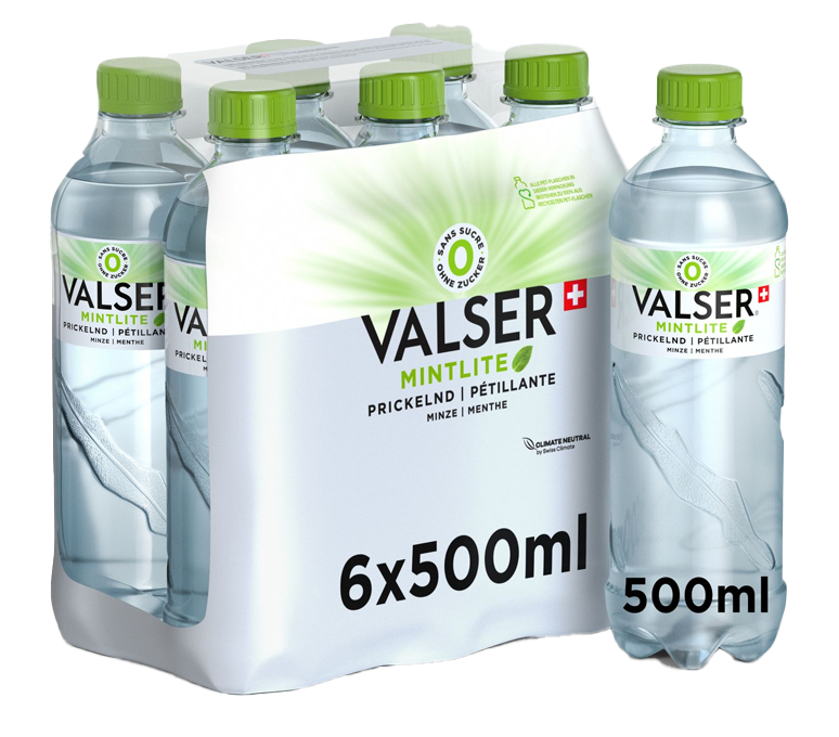Valser Pétillante Menthe Pet  **
4 X 6-PACK