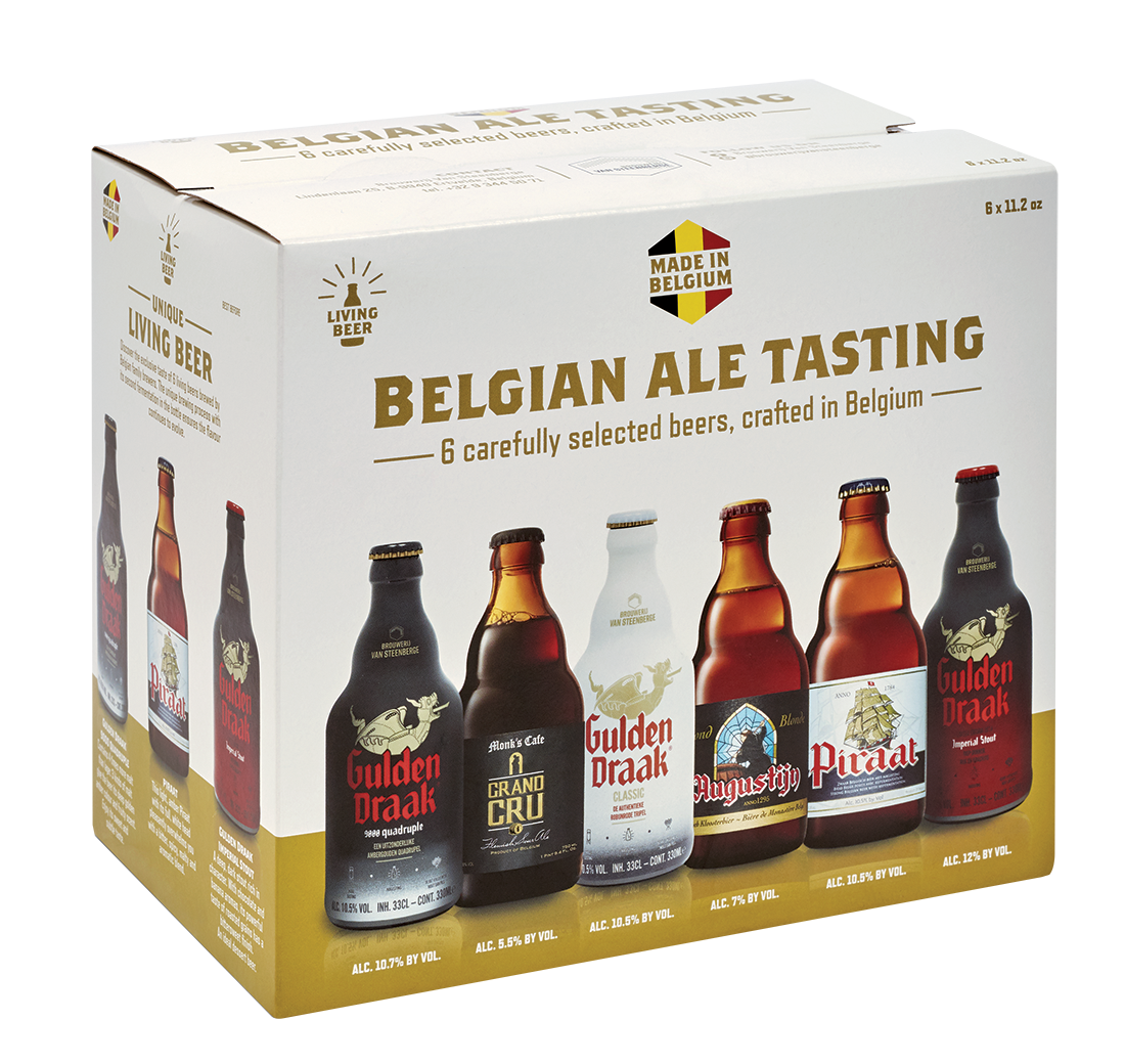 Exclusive Belgian Beers 
Coffret Dégustation de 6 bouteilles