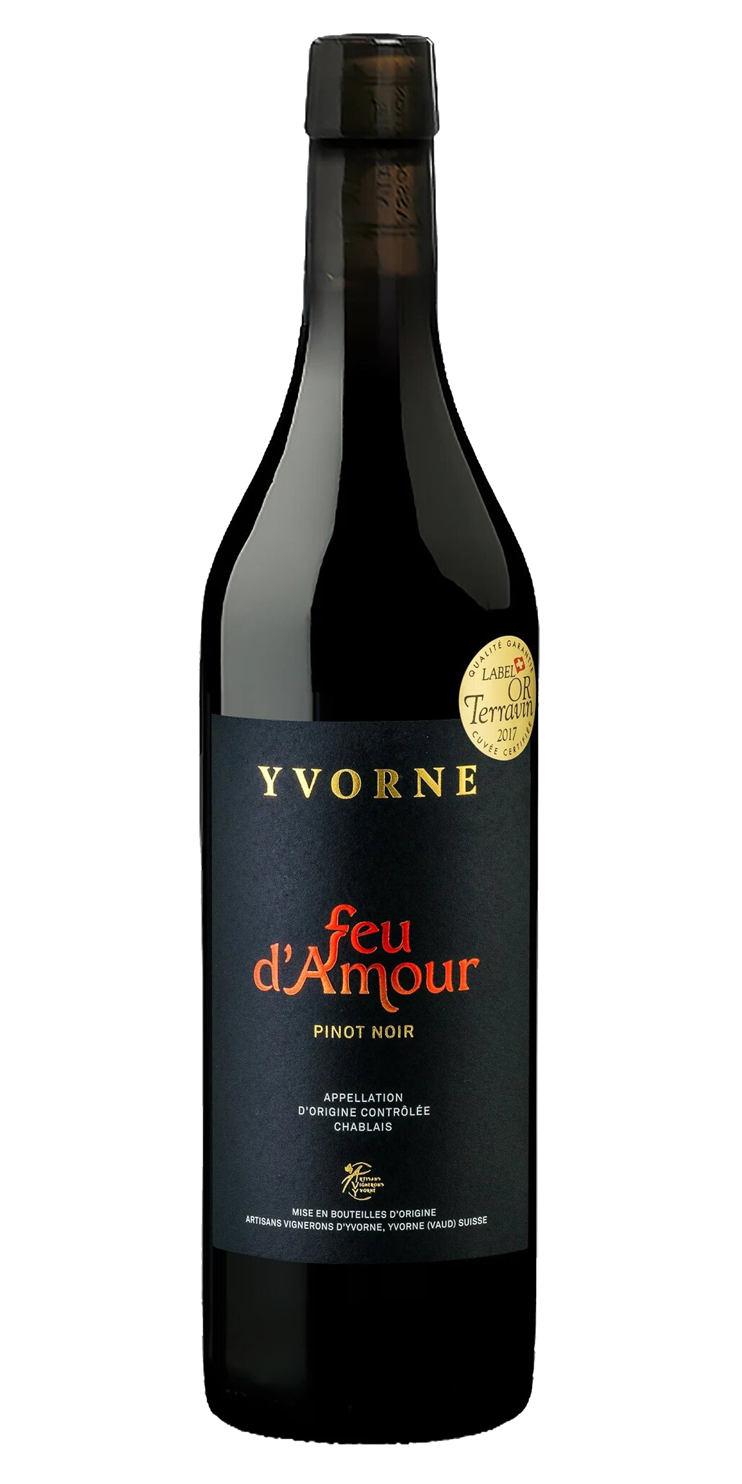 Yvorne Rouge Feu d'Amour 
Artisans Vignerons Yvorne AOC