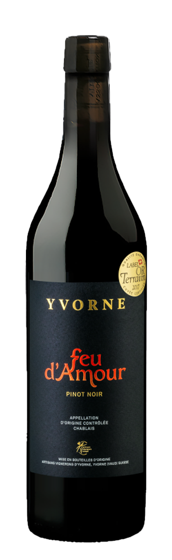Yvorne Pinot Noir Feu d'Amour VisArtisans Vignerons Yvorne Chablais AOC
