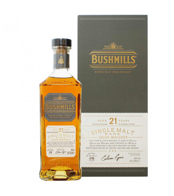 Bushmills Whisky 21ANS 
Irish Whiskey