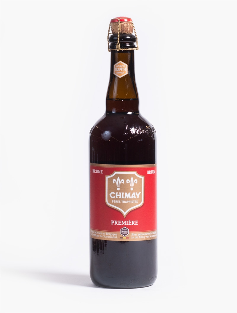 Chimay brune  VC
Harasse Belgique
Etiquette rouge