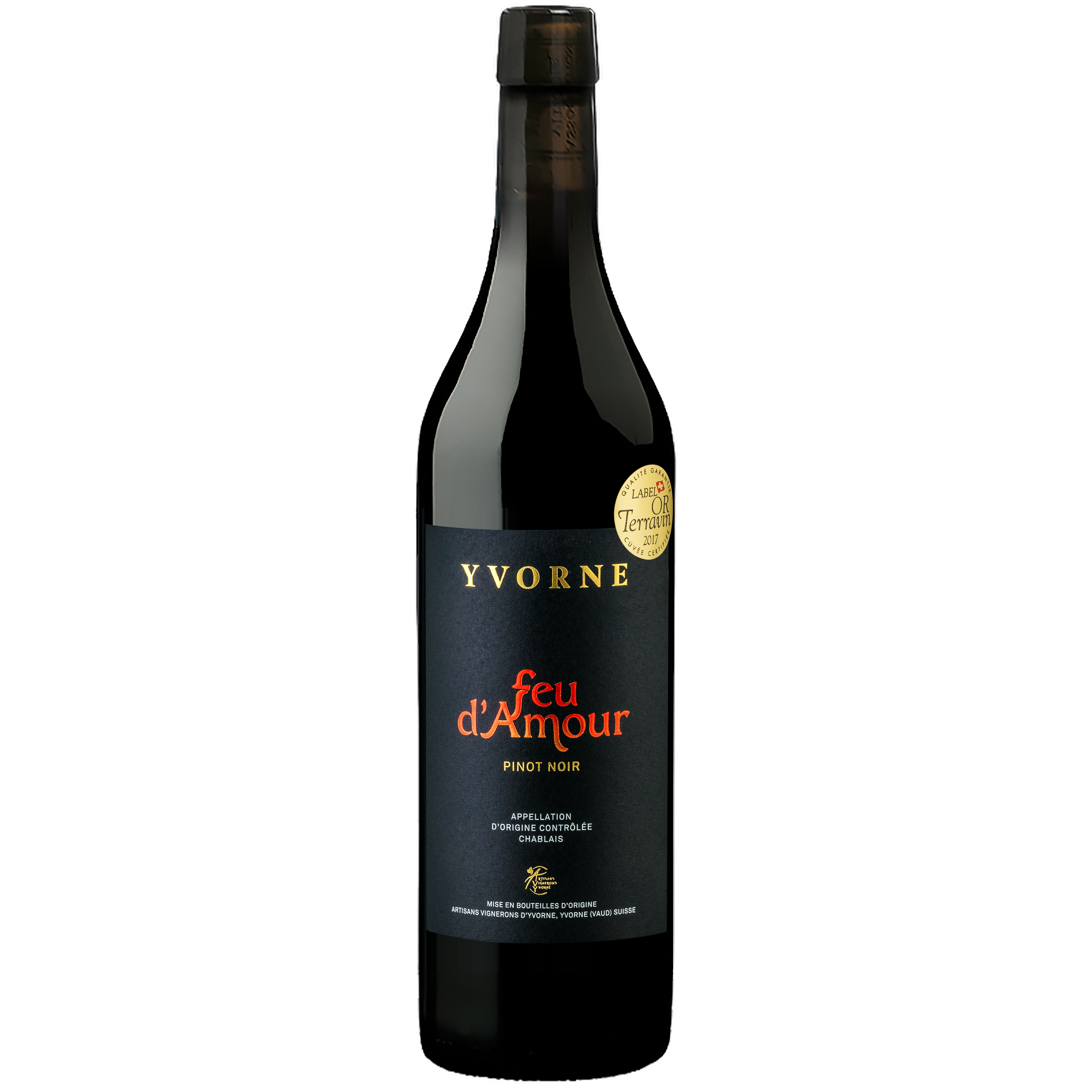 Yvorne Rouge Feu d'Amour 
Artisans Vignerons Yvorne AOC