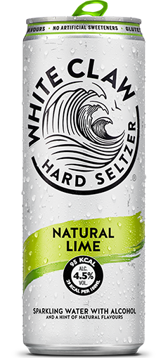 White Claw natural lime Boîte 
Hard seltzer 12-pack