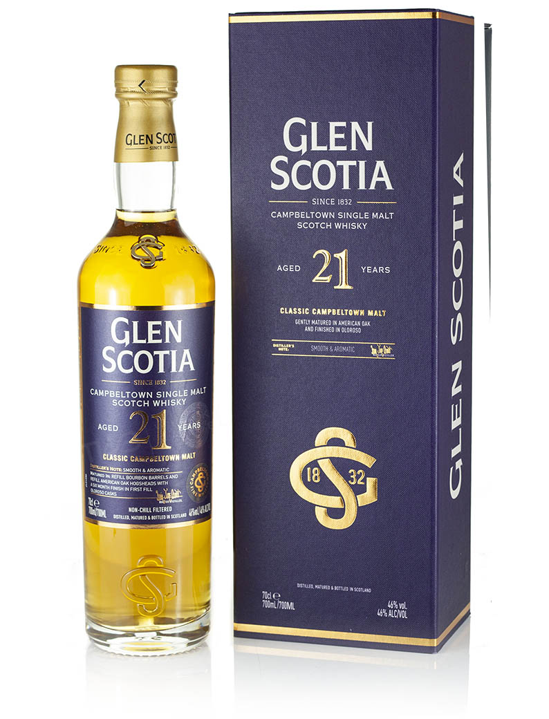 Glen Scotia Whisky 
Single Malt 21 Ans