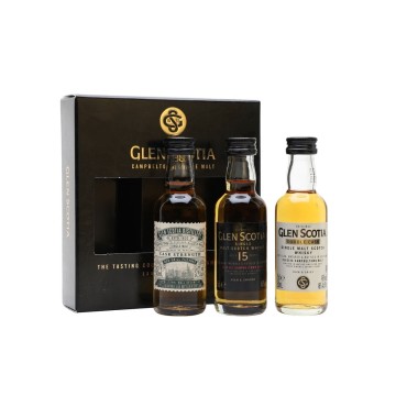 Glen Scotia Whisky (Double Cask/15 Ans/Victoriana)
Coffret 3 Bouteilles 5cl