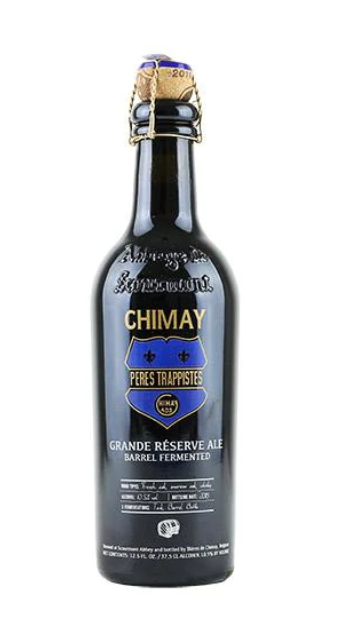 Chimay bleu VC
Harasse Belgique
Etiquette bleu