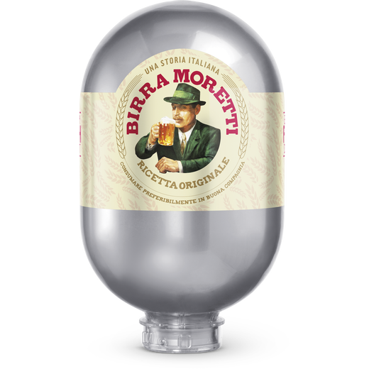 Moretti Birra Lager 8L Fût Pet  **
Pour Machine Blade