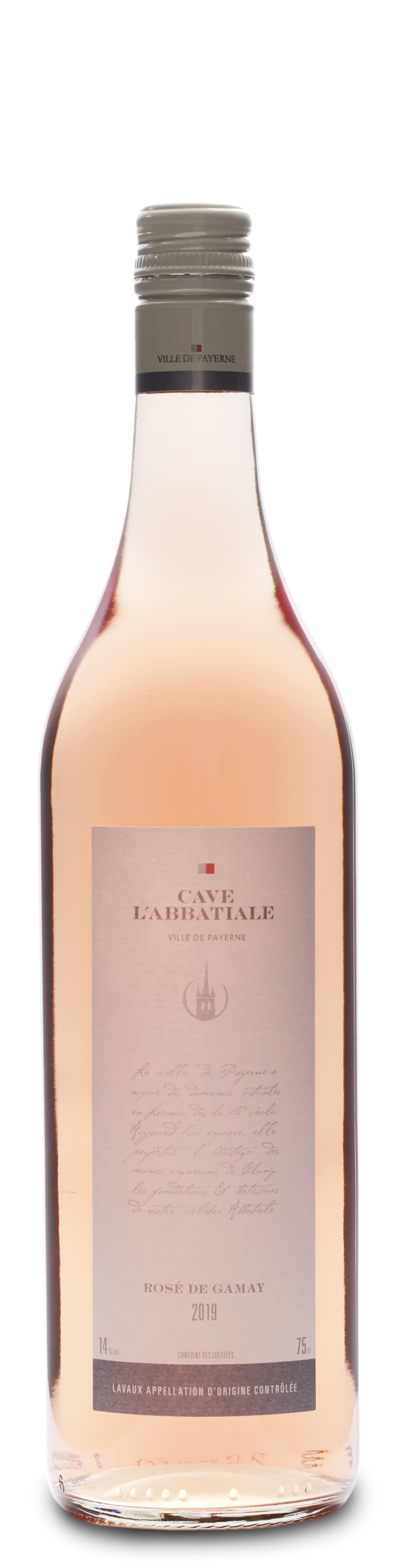 Gamay Rosé Abbatiale  **
Commune de Payerne AOC